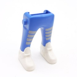 Playmobil 40089 Paire de Jambes Bleu Gris Grosses Chaussures Blanches