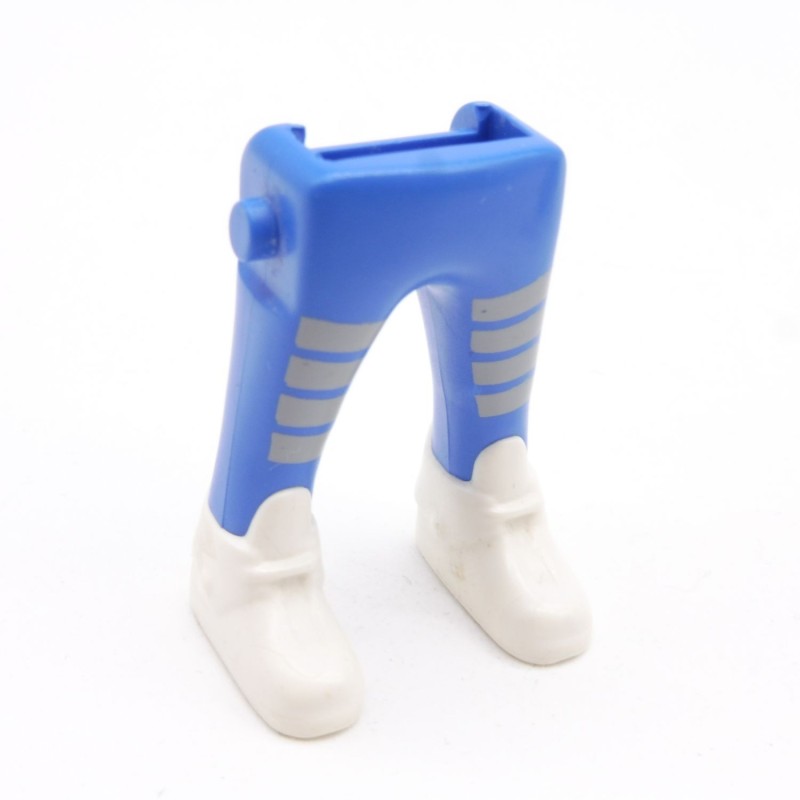 Playmobil 40089 Paire de Jambes Bleu Gris Grosses Chaussures Blanches