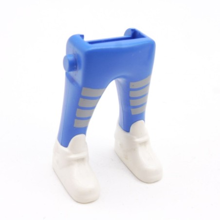 Playmobil 40089 Paire de Jambes Bleu Gris Grosses Chaussures Blanches
