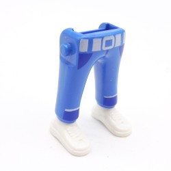 Playmobil 40090 Paire de Jambes Jeans Bleu Ceinture Blanche Baskets Blanches
