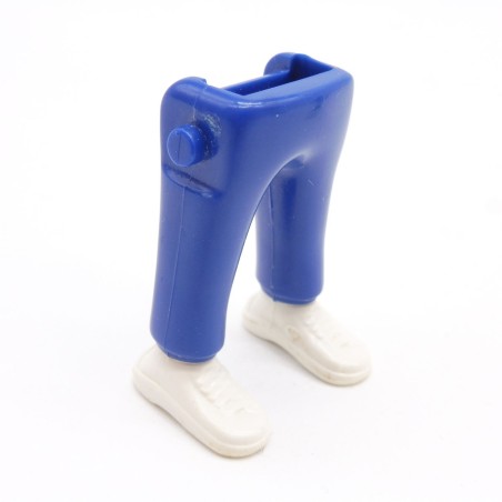Playmobil 40093 Paire de Jambes Bleu Baskets Blanches