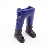 Playmobil 40101 Paire de Jambes Bleu Foncé Rangers Noires