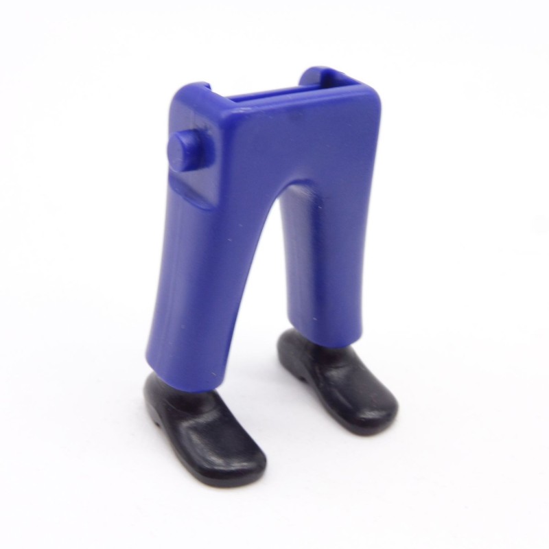 Playmobil 40103 Paire de Jambes Bleu Chaussures noires