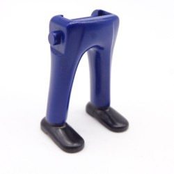 Playmobil 40105 Paire de Jambes Bleu Marine Chaussures noires
