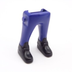 Playmobil 40108 Paire de Jambes Bleu Foncé Grosses Chaussures Noires