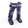 Playmobil 40114 Paire de Jambes Bleu Foncé Gris Poches Chaussures Noires