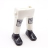 Playmobil 40120 Paire de Jambes Blanc Gris Poches Chaussures Noires
