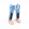 Playmobil 40131 Paire de Jambes Bleu Noir Blanc Pieds Nus