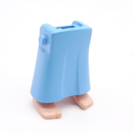 Playmobil 40132 Paire de Jambes Bleu Robe Pieds Nus