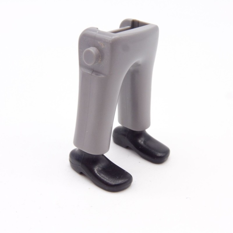 Playmobil 40135 Paire de Jambes Gris Sudiste Chaussures Noires