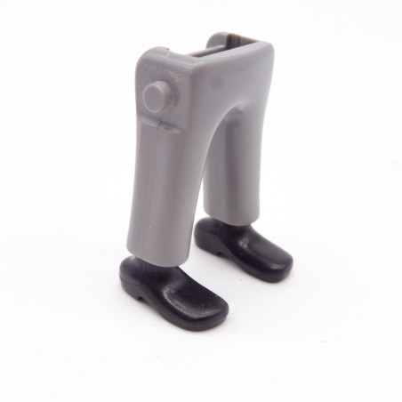 Playmobil 40135 Paire de Jambes Gris Sudiste Chaussures Noires