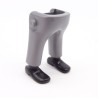 Playmobil 40136 Paire de Jambes Gros Ventre Gris Sudiste Chaussures Noires