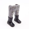 Playmobil 40137 Paire de Jambes Gris Poches Bottes Noires