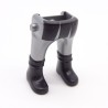 Playmobil 40145 Paire de Jambes Gros Ventre Gris Argent Noire Bottes Noires