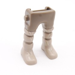 Playmobil 40147 Paire de Jambes Gris Bottes Peaux Grises