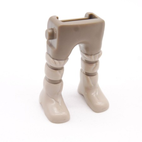 Playmobil 40147 Paire de Jambes Gris Bottes Peaux Grises