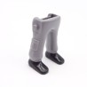 Playmobil 40152 Paire de Jambes Gris Poches Chaussures Noires