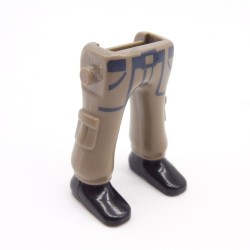 Playmobil 40153 Paire de Jambes Gris Sable Poches Chaussures Noires
