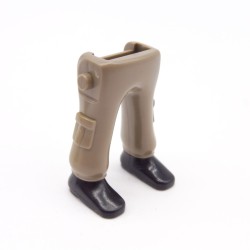 Playmobil 40154 Paire de Jambes Gris Sable Poches Chaussures Noires