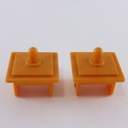 Playmobil 24647 Playmobil Lot of 2 Pieces Oranges Front Part Western Train 4034 4054