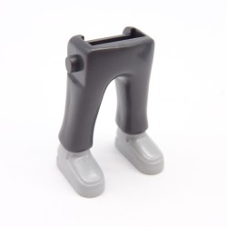 Playmobil 40155 Paire de Jambes Gris Foncé Grosses Chaussures Grises