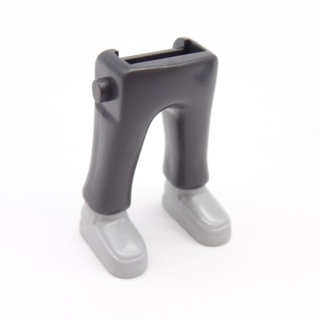Playmobil 40155 Paire de Jambes Gris Foncé Grosses Chaussures Grises