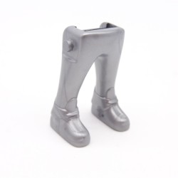 Playmobil 40156 Paire de Jambes Gris Argent Grosses Chaussures