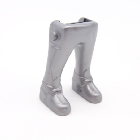 Playmobil 40156 Paire de Jambes Gris Argent Grosses Chaussures