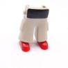 Playmobil 40158 Paire de Jambes Gris Clair Noir Baggy Chaussures Rouges
