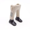 Playmobil 40164 Paire de Jambes Gris Clair Poches Bottines Noires