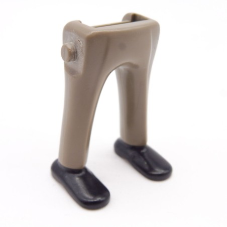 Playmobil 40169 Paire de Jambes Gris Pantalon Plissé Chaussures Noires