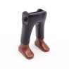 Playmobil 40189 Paire de Jambes Noir Bottines Marrons