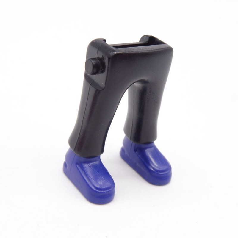 Playmobil 40196 Paire de Jambes Noir Grosses Chaussures Bleues