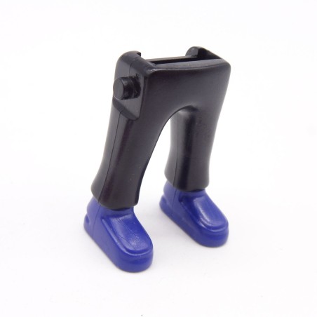 Playmobil 40196 Paire de Jambes Noir Grosses Chaussures Bleues