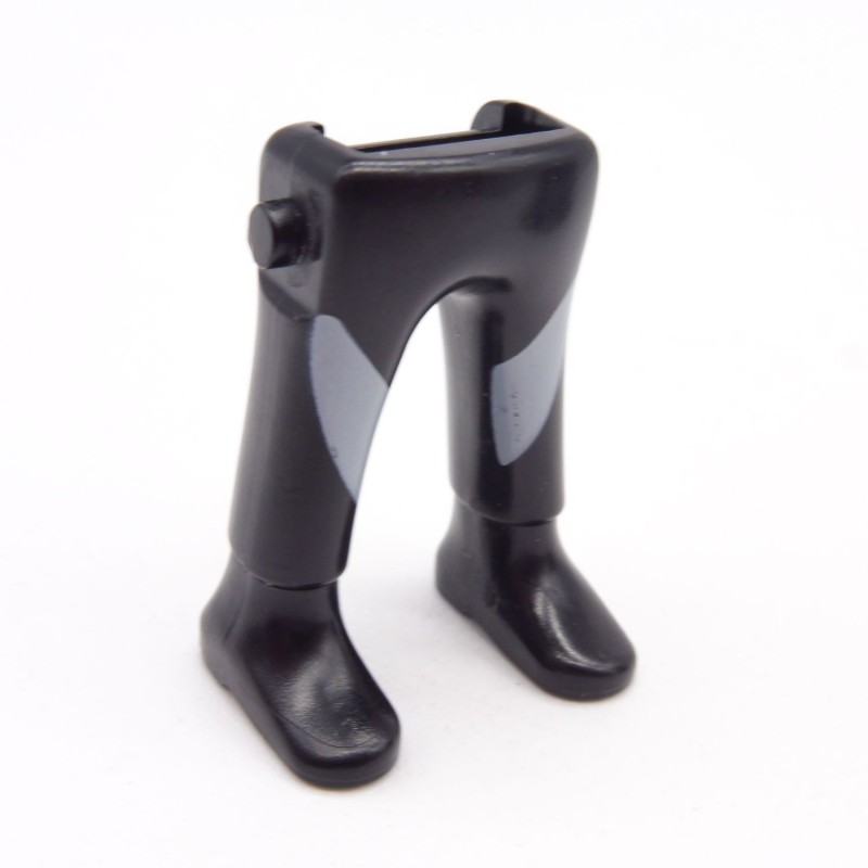 Playmobil 40199 Paire de Jambes Noir Blanc Bottines Noires