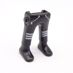 Playmobil 40201 Paire de Jambes Noir Blanc Bottines Noires