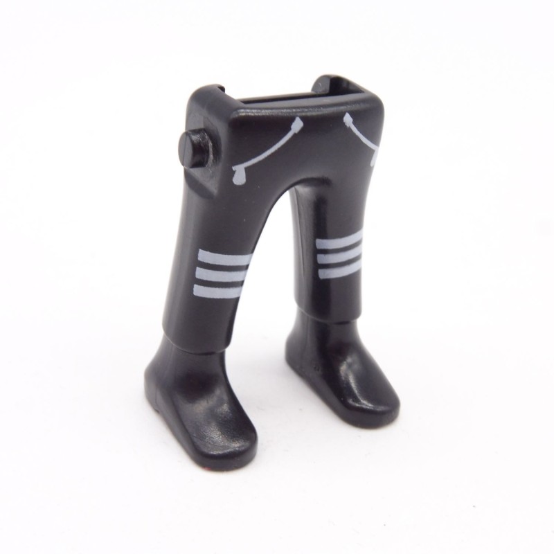 Playmobil 40201 Paire de Jambes Noir Blanc Bottines Noires