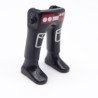 Playmobil 40205 Paire de Jambes Noir Poches Ceinture Rouge Bottines Noires