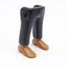Playmobil 40214 Paire de Jambes Noir Chaussures Marrons Western