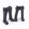 Playmobil 40217 Lot de 2 Paires de Jambes Noir Baskets Noires