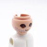 Playmobil 40225 Tête Homme Mal Rasé Yeux Noirs