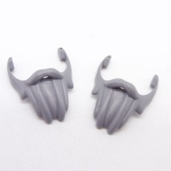 Playmobil 40233 Lot de 2 Barbes Gris Foncé Style Pirate
