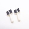 Playmobil 40260 Lot de 2 Petites Pancartes avec Chiffres