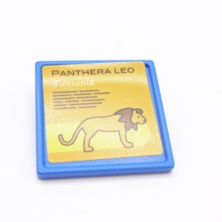 Playmobil 40267 Panneau Bleu Zoo 4850 Lion