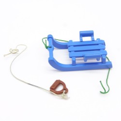Playmobil 40272 Luge Bleue Enfant avec Poignée Marron