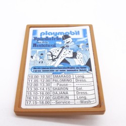 Playmobil 40302 Panneau Marron Concours Hippique System X