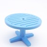 Playmobil 40313 Table Ronde bleue Cassée
