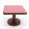 Playmobil 40318 Table Carrée Marron Rouge 70336