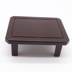Playmobil 40324 Petite Table Basse Marron Rayée sur le dessus