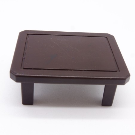 Playmobil 40324 Petite Table Basse Marron Rayée sur le dessus